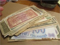 Lot of Foreign Vtg. Paper Money 1920s-