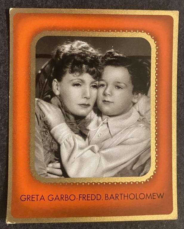 GRETA GARBO: Antique Tobacco Card (1936)