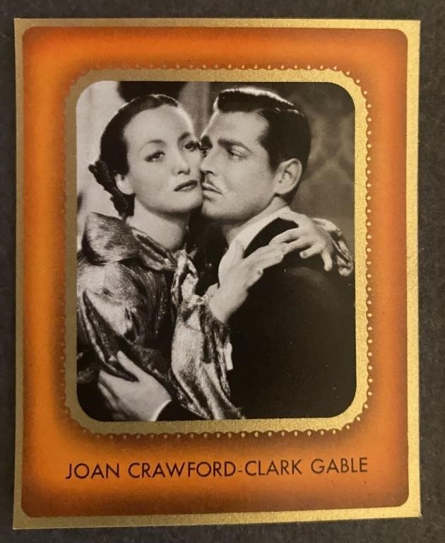 JOAN CRAWFORD: Antique Tobacco Card (1936)