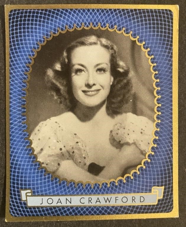 JOAN CRAWFORD: Antique Tobacco Card (1936)