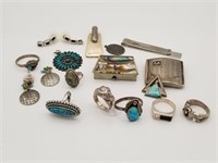 Lot of Jewelry some silver most unmarked