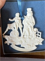 Pretty Vintage Wedgwood Christmas Ornament