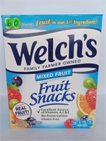 Welch's fruit snacks 60- 0.8oz. pouches BB: 9/2024