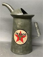 Galvanized Texaco Oil Can