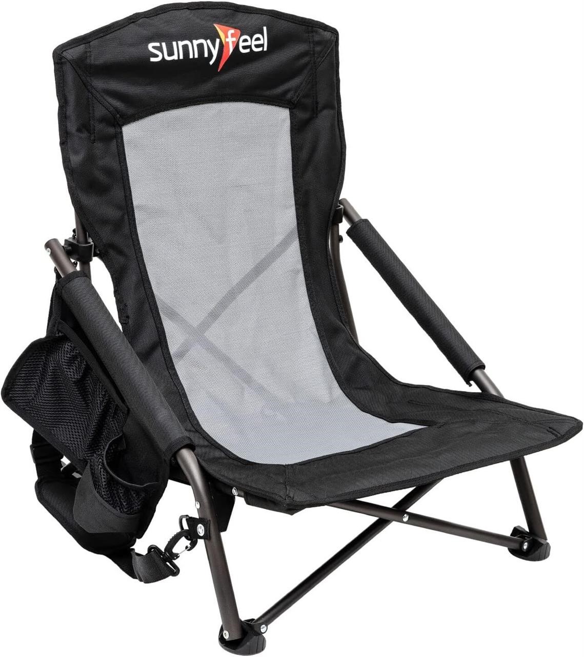 SUNNYFEEL Folding Beach Chair  300LBS 2 pack