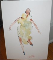 Wendell Mohr Signed Orig Watercolor Figural Art