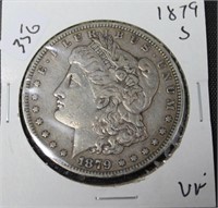 1879 S MORGAN DOLLAR  VF