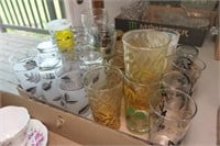 50s MCM Vintage Drinking Glasses & Others