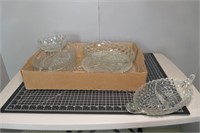 Glass Relish Trays / Plates