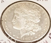 1878-S Silver Dollar AU Semi P/L