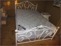 bedframe and mattress
