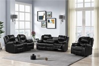 HH78997 Carter Black - 3PC Reclining Set