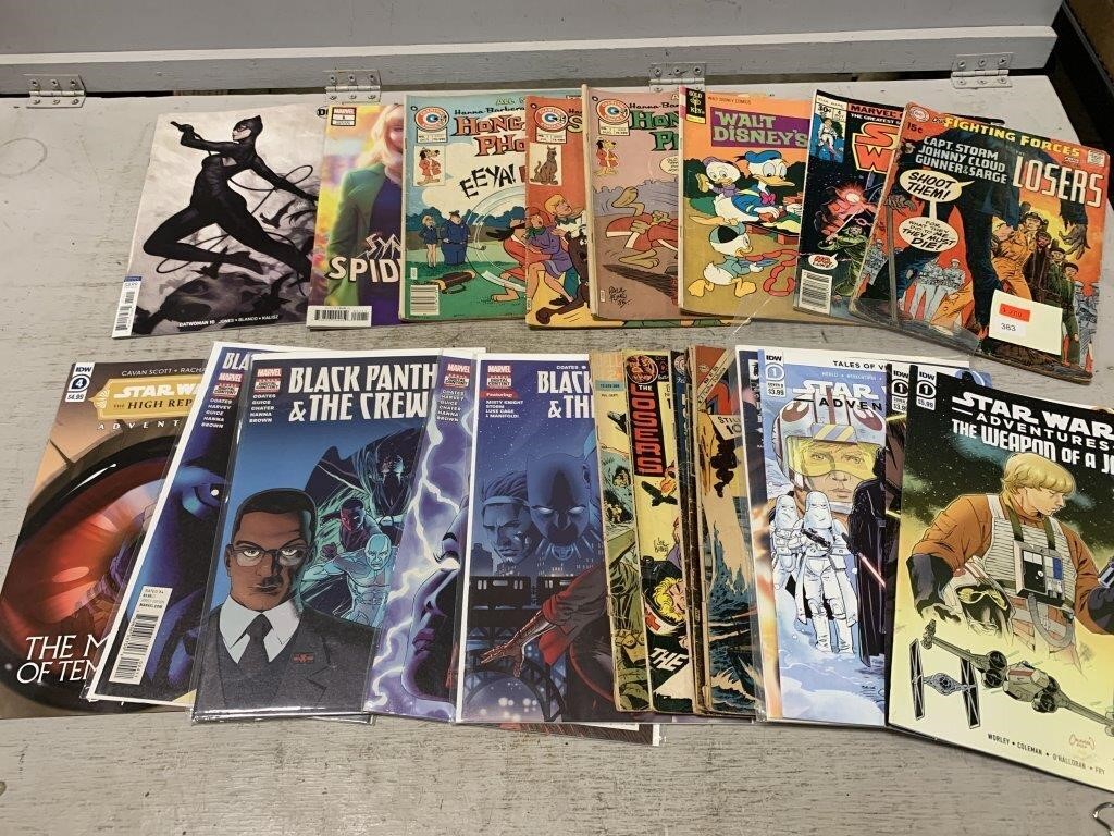 Assorted Marvel, Star Wars, and Other Comic Books