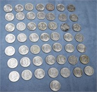 LOT - 50 EISENHOWER DOLLARS