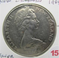 1984 New Zeeland Dollar.