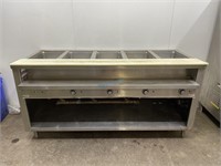 5 Well Steam Table W/ Cutting Board