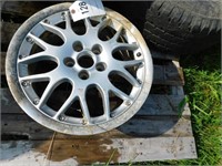 TWO 16 IN TRUCK RIMS, ONE MISC 16 TRUCK RIM