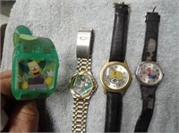 Disney Lorus, GB Packer & (2) Other Watches