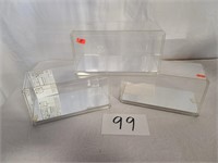 3 Nascar 1:24 Scale Plastic Displays