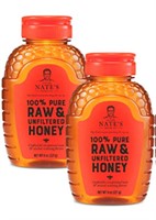 2pk Nature Nates Honey-Pure Raw & Unfiltered Honey