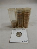 109 UNCIRCULATED ROOSEVELT DIMES 1965 AND UP