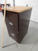 2 Drawer file cabinet for 8.5"x11" files; top pi