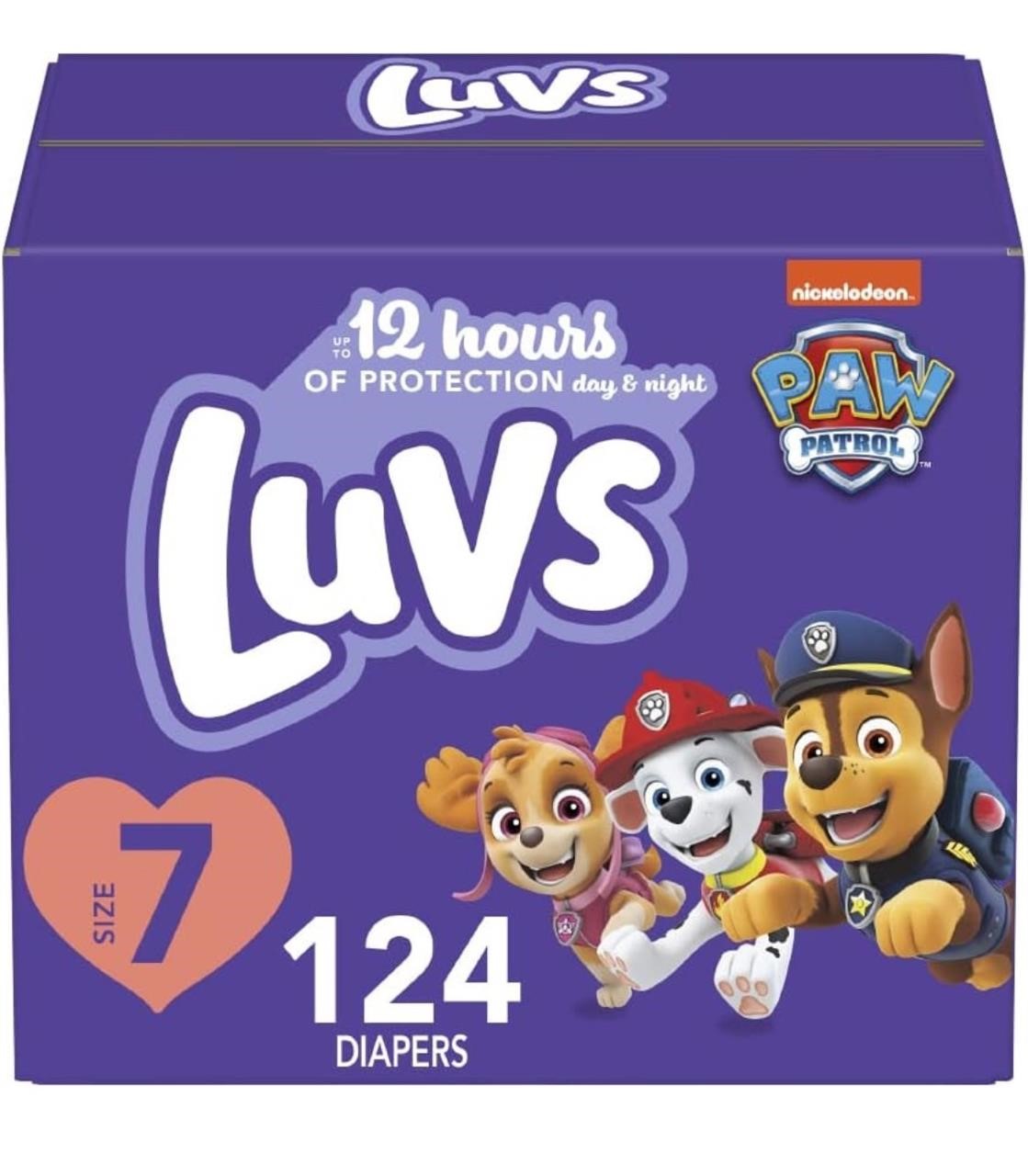 Luvs Diapers - Size 7, 124 Count