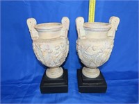 Pair of Reproduced Roman Trophy Urns