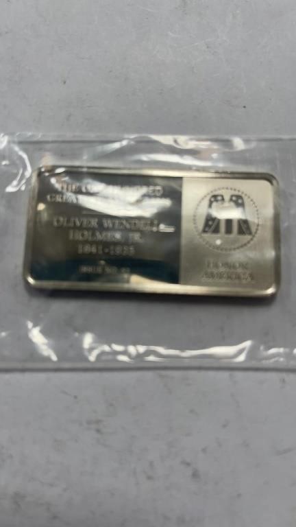 Oliver Wendall 600 gram sterling bar