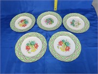 5 Decorated Plates
