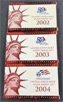 (D) United States Mint Silver Proof Sets: