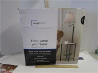 FLOOR LAMP WITH TABLE - NIB