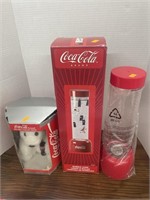 Coca Cola bubble lamp and plush