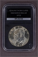 1971 S $1 BU Silver Eisenhower Dollar