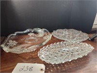 Cut Glass and other Serving Dishes