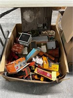 Large Box of Train Accessories
