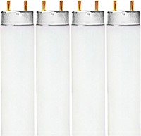 48 Inch T8 Fluorescent Tube Light Bulb - 4 Pack