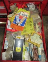 Contents of drawer that includes John Deere NOS