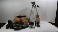 Misc Camera Lot-Minolta Maxxum 3xi 35mm Camera w/
