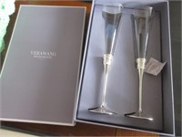 Vera Wang Wedgwood Champagne Flutes .