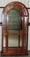 Round Top Tall Curio/Display Cabinet