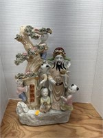 Hand painted ceramic Chinese Feng Shui prosperity