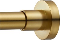 Gold Shower Rod - 27-43 Inches  No Drill