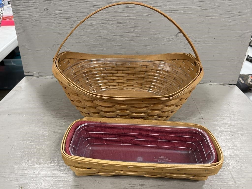 (2) Longaberger Baskets