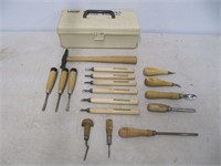 WOOD CARVING TOOL LOT