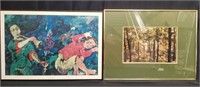 Bundle of framed print and photograph