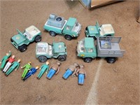 Tonka Smokey the Bear truck & figures toys