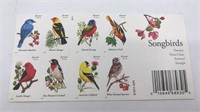20 Forever Stamps Songbirds