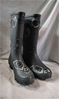 Rongee Women's Rubber Rain Boots (10)