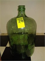 Green 4 Gallon Glass Jar